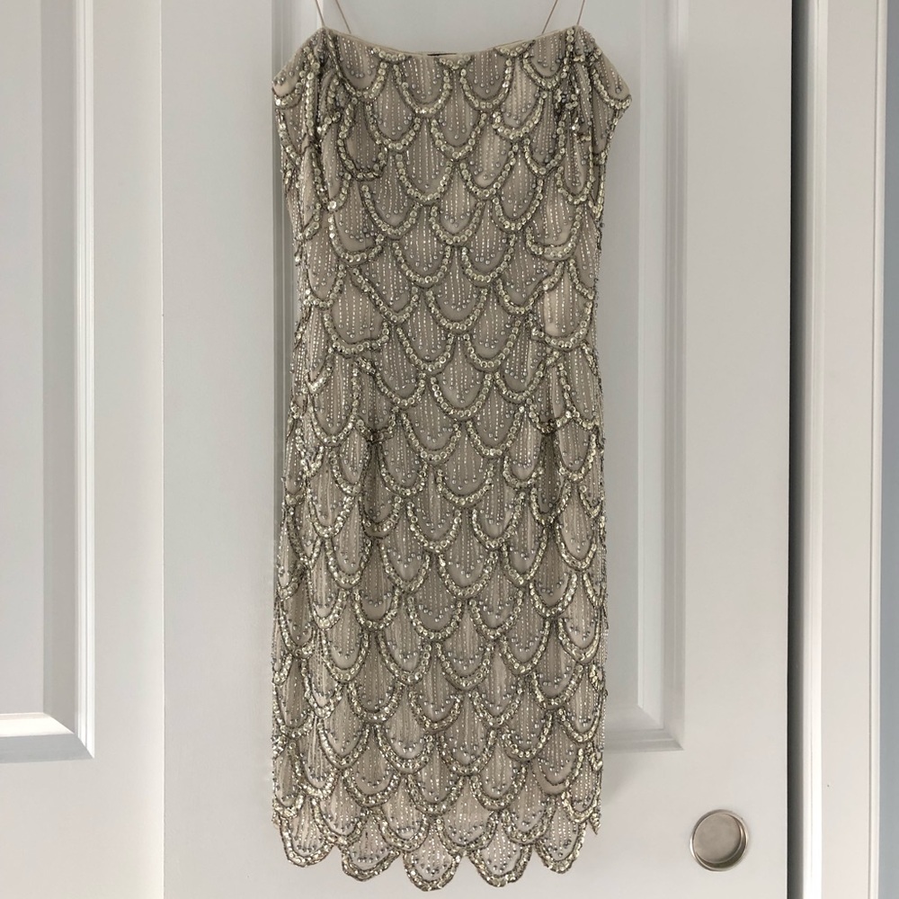 Beaded cocktail dress